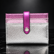 Metallic Fold Clip Wallet