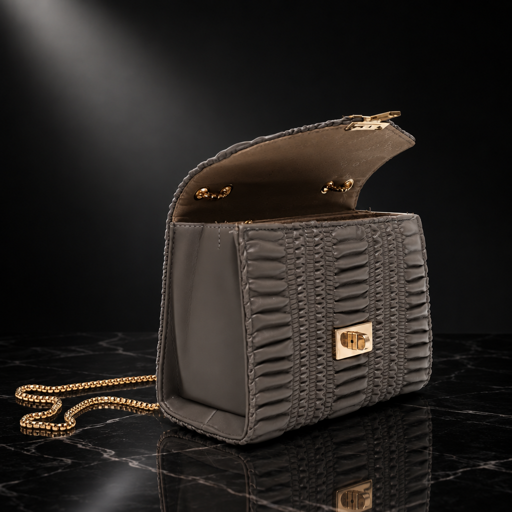Horizontal Stripes Shoulder Bag
