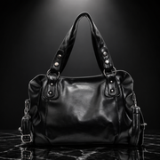 Oil Wax Leather Tote Bag with 3-Way Carry