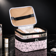 Double-Layer Waterproof Cosmetic Bag