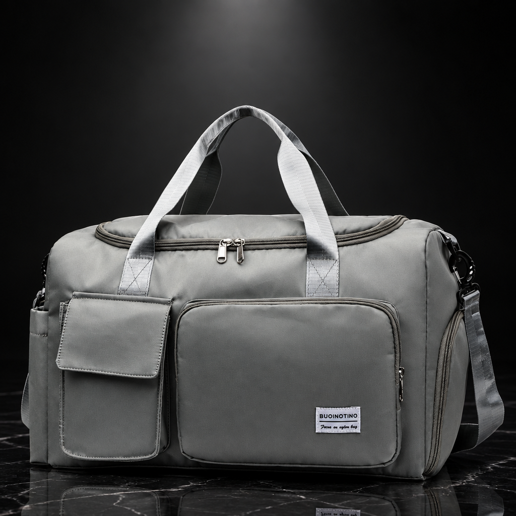 Multi-Pocket Travel Duffle Bag