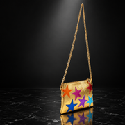 Starlight Stripe Chain Shoulder Bag