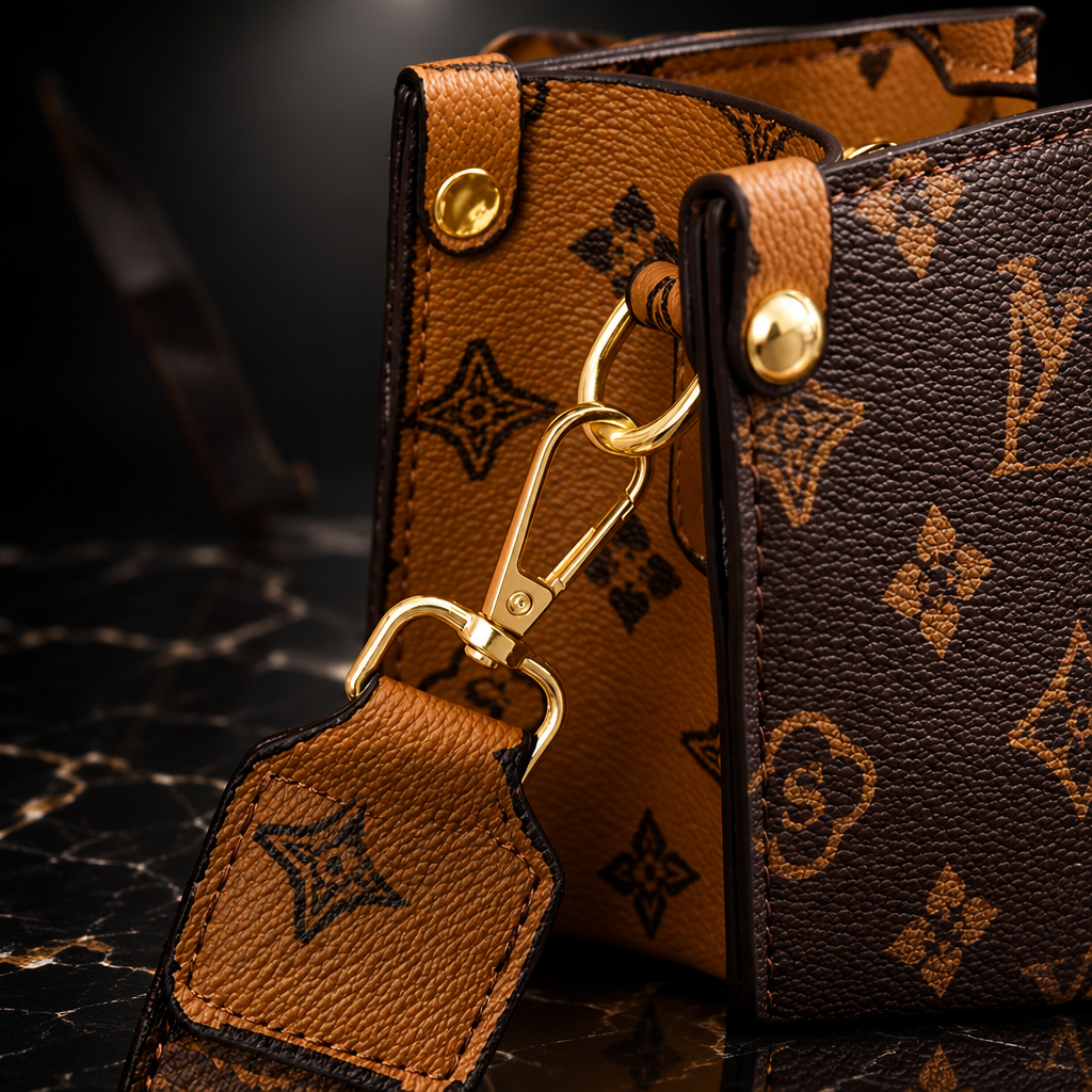 Retro Printed Convertible Handbag