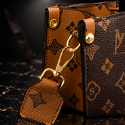 Retro Printed Convertible Handbag