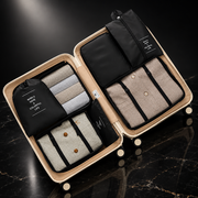 7-Piece Packing Cube Set with Shoe Bag