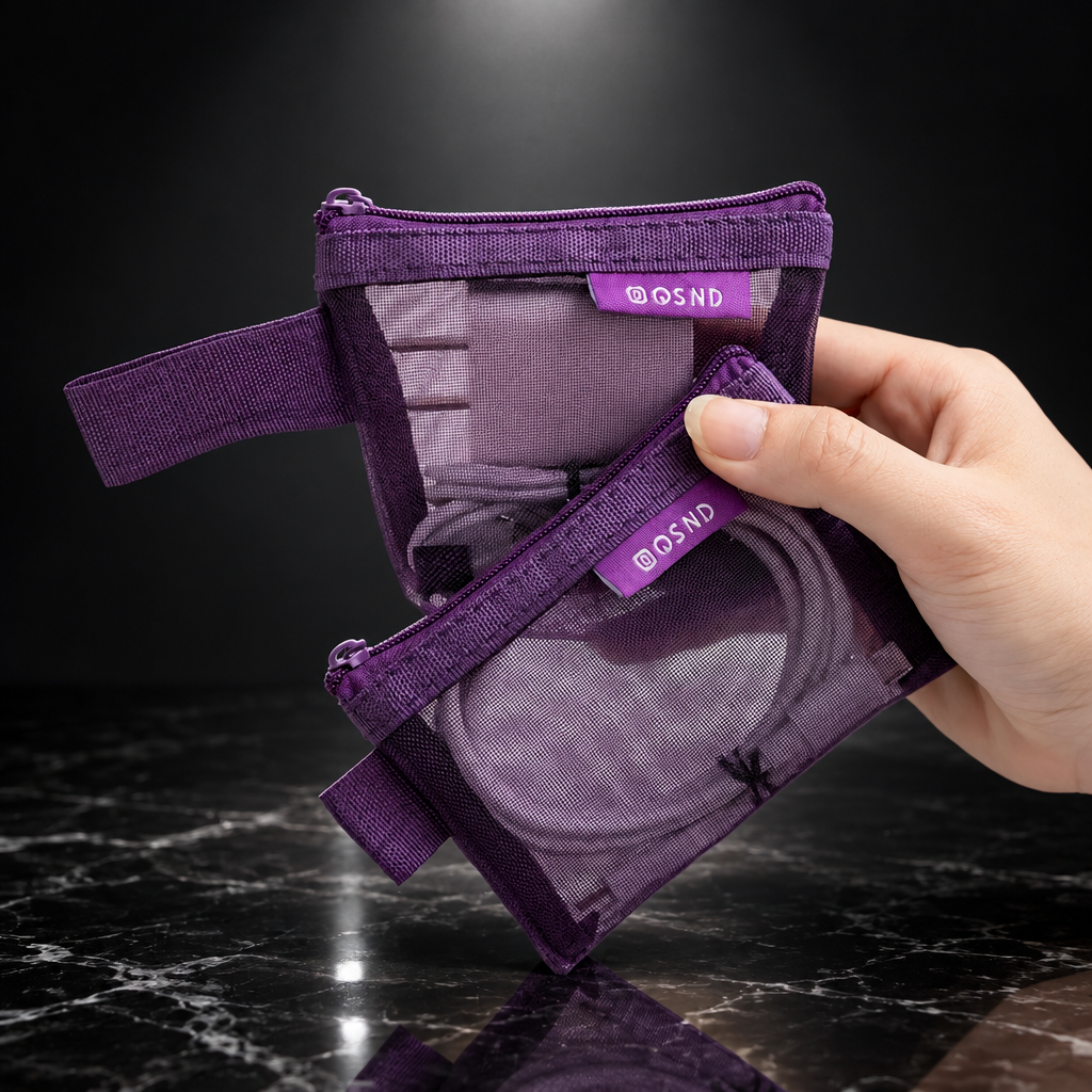 6-Piece Mesh Storage Pouches