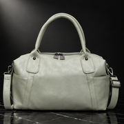 Ruched Bowling-Shape Vintage Tote