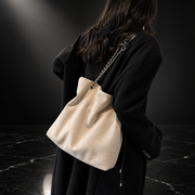 Chain-Handle Everyday Tote Bag