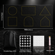 Portable Blackout Travel Curtain, Self-Adhesive