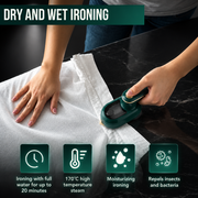 Mini Rotary Steam Iron, Portable Garment Steamer
