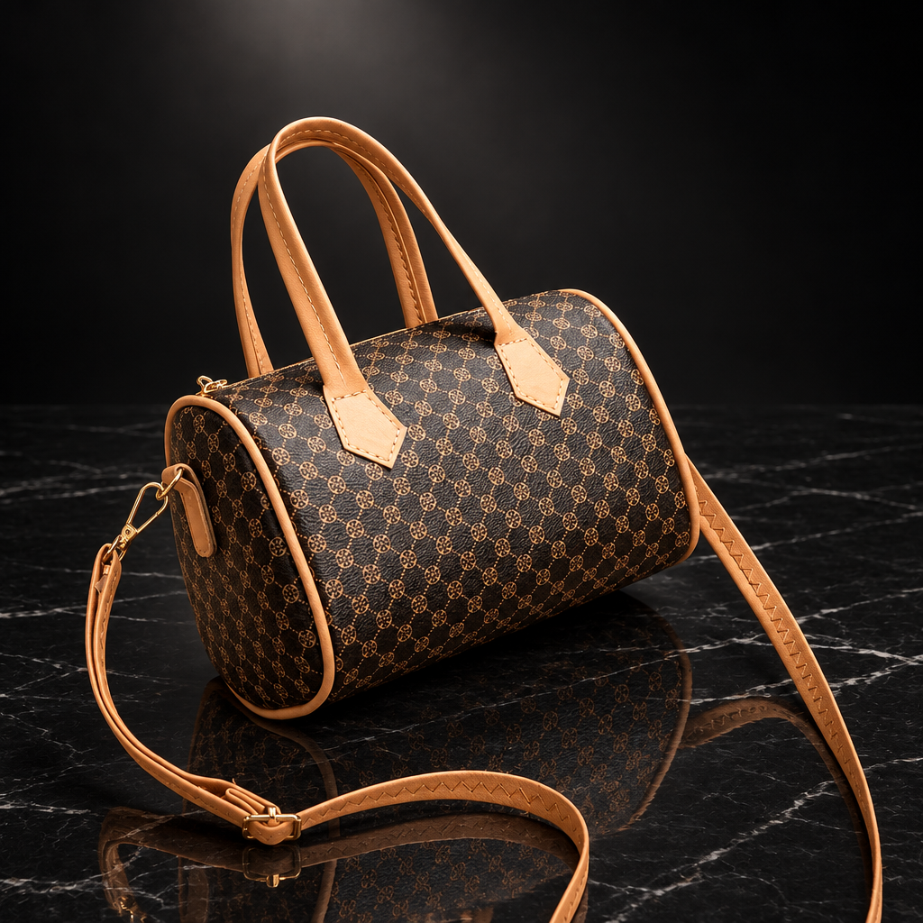 Vintage Adjustable Strap Crossbody Bag