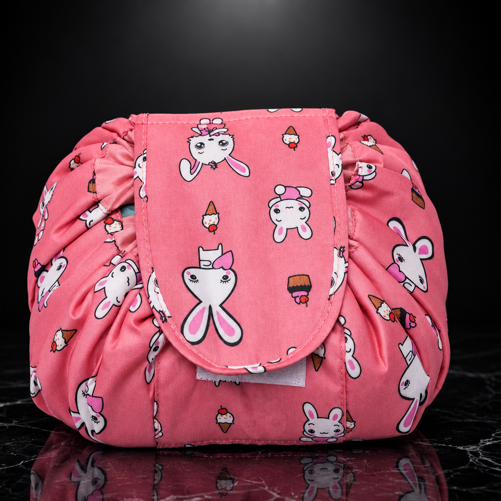 Drawstring Cosmetic Bag Travel Pouch
