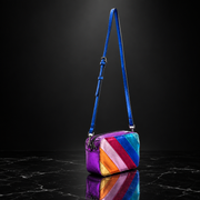 Faux Leather Metallic Crossbody