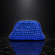 Woven Metallic Clutch Bag