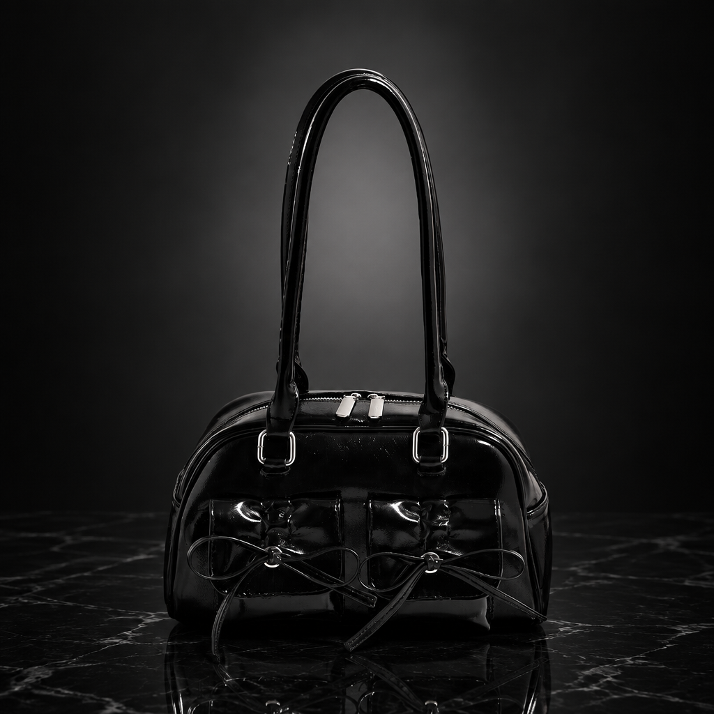Bow-Tie Shoulder Bag