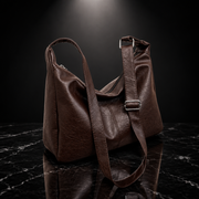 Faux Leather Vintage Commuter Tote Bag