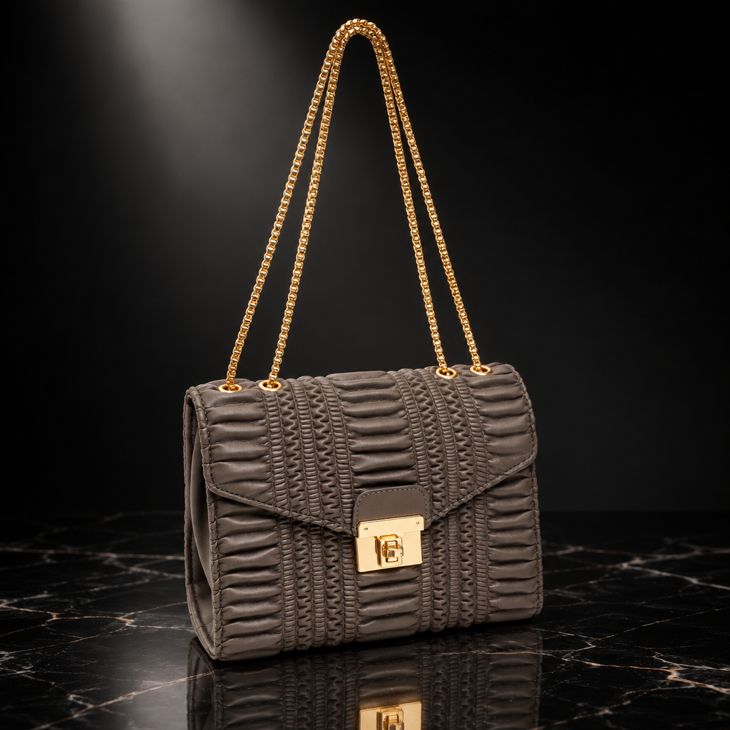 Horizontal Stripes Shoulder Bag