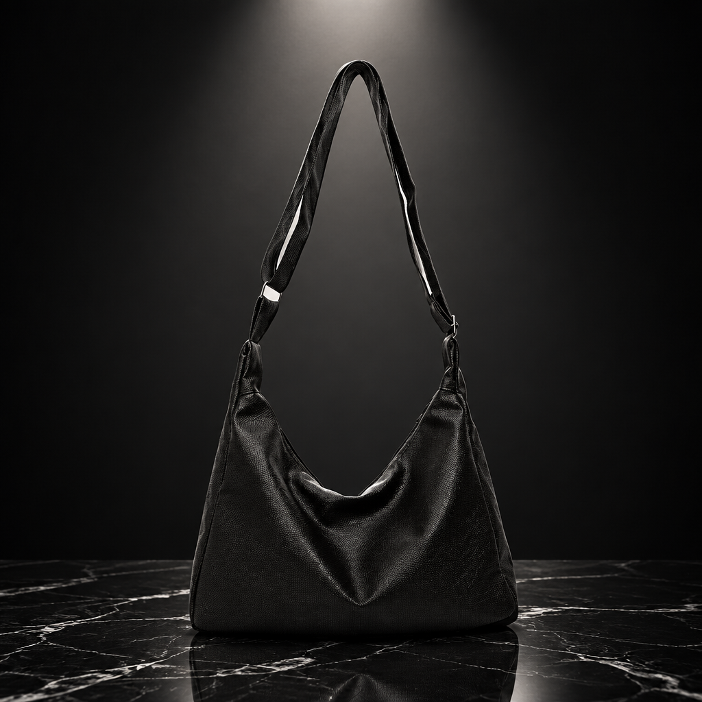 Faux Leather Vintage Commuter Tote Bag
