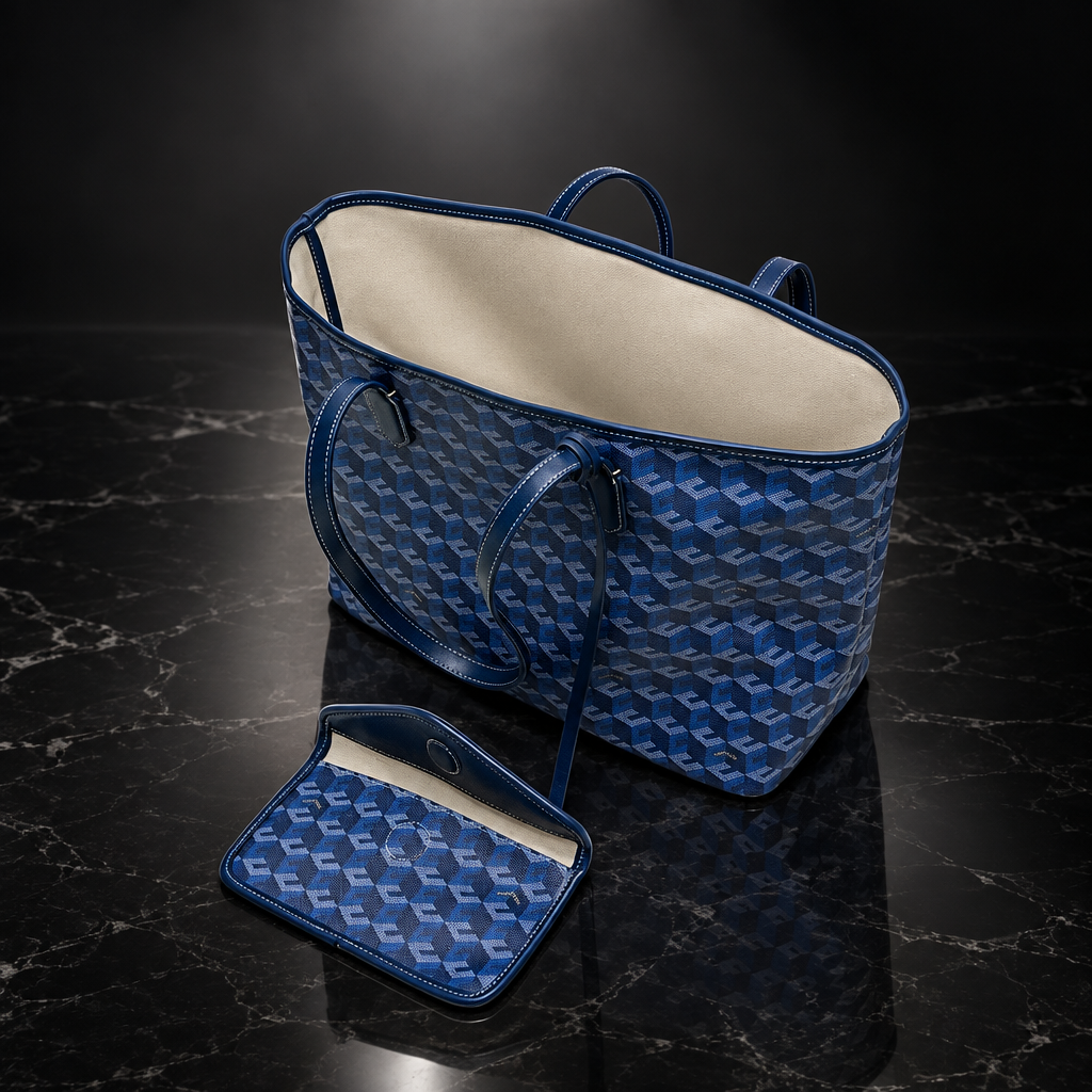 Geometric Commuter Tote Bag