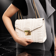 Horizontal Stripes Shoulder Bag