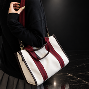 Contrast Canvas Tote Bag