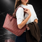 Geometric Commuter Tote Bag