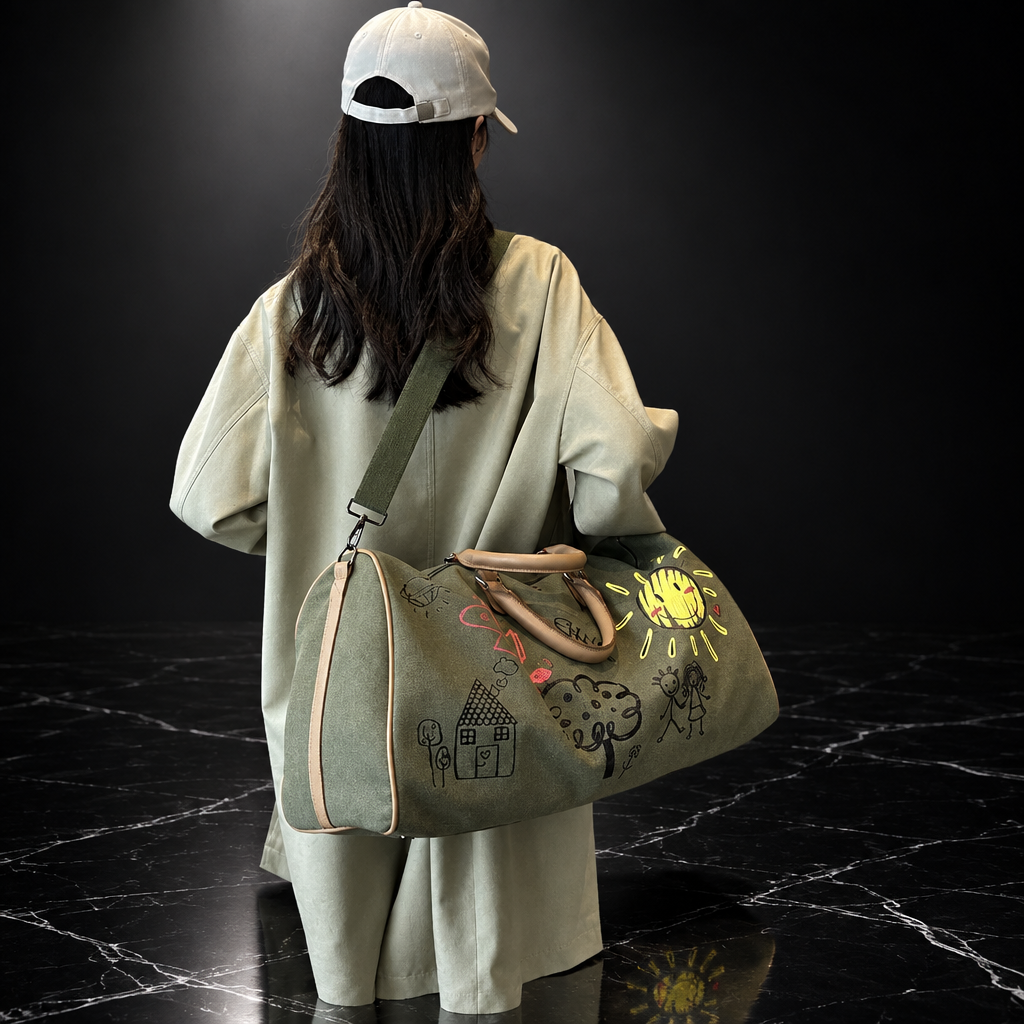 CuteArt Oxford Travel Duffel