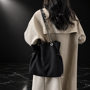 Chain-Handle Everyday Tote Bag