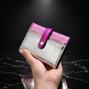Metallic Fold Clip Wallet