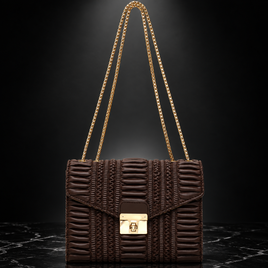 Horizontal Stripes Shoulder Bag