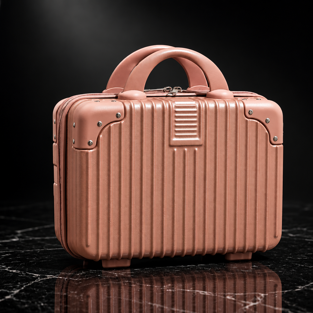 Vintage Hardshell Carry-On Storage Case, 14-inch