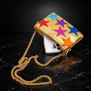 Starlight Stripe Chain Shoulder Bag