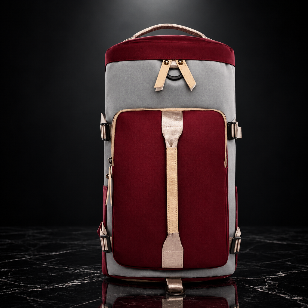Women's Gym Bag Backpack with Shoe Compartment