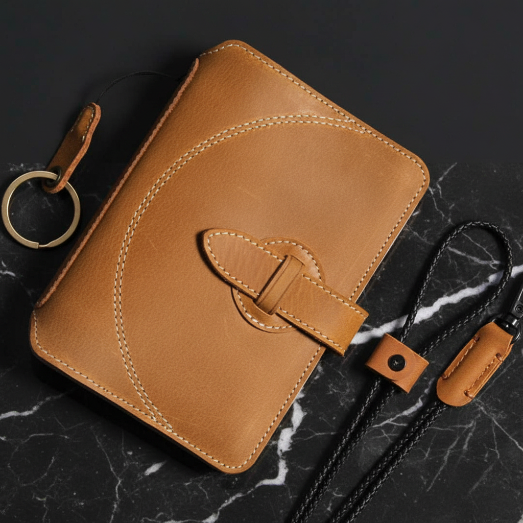 Leather passport holder preview 1