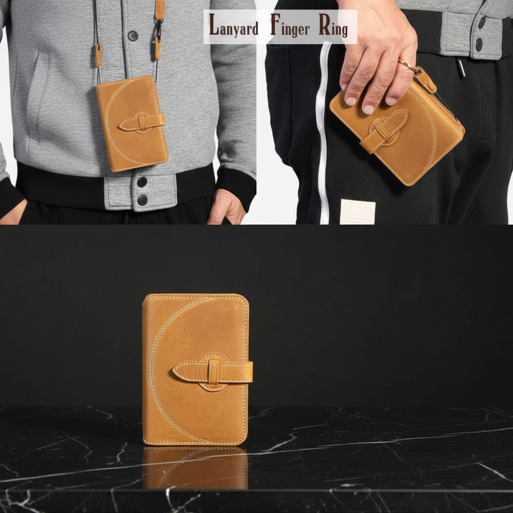 Leather passport holder preview 2