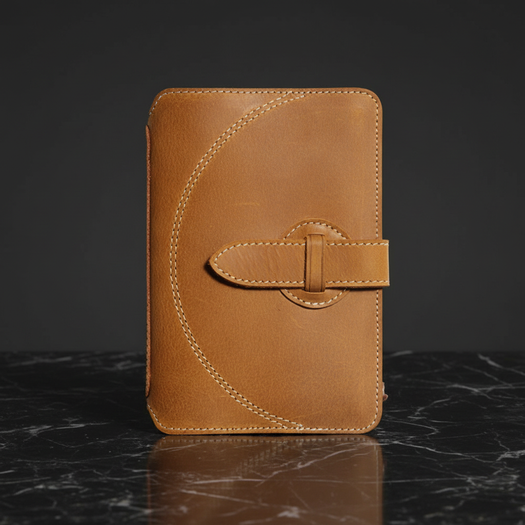 Leather passport holder preview 8