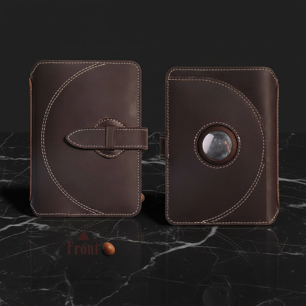Leather passport holder preview 9