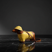 Cute Yellow Raincoat Dog Crossbody & Shoulder Bag Novelty Bag product image 4