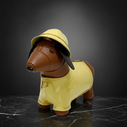 Cute Yellow Raincoat Dog Crossbody & Shoulder Bag Novelty Bag product image 10