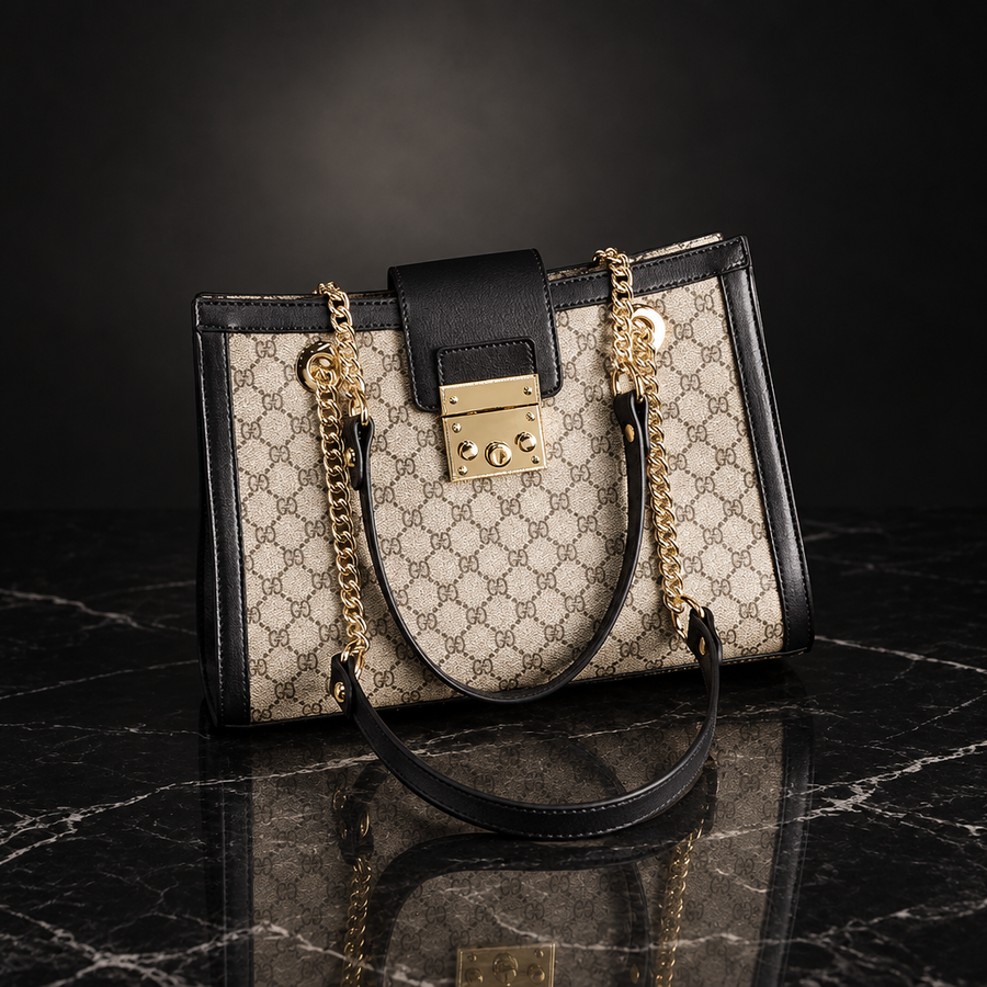 Genuine Leather Luxe Shoulder Bag