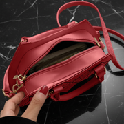 Matched Spider Web Saddle Bag interior