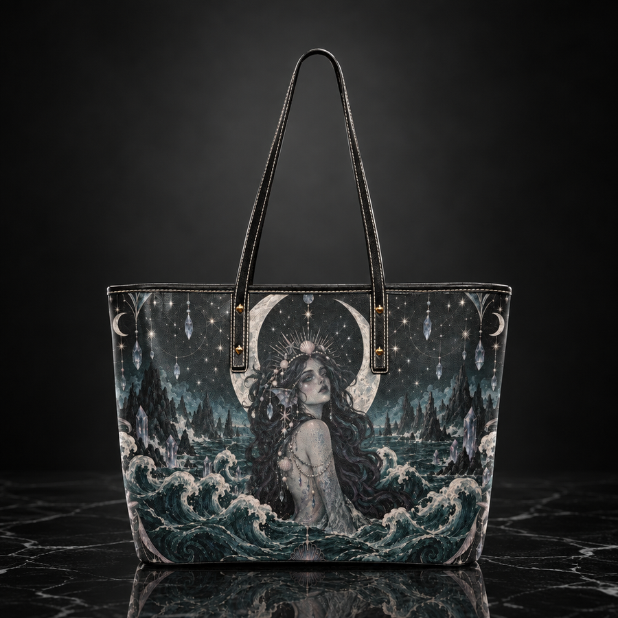 LUNA Moonlit Siren Faux Leather Tote