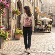 Marbled Faux Multi-Pocket Backpack Backpacks product image 12