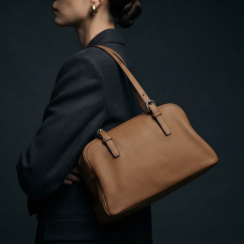 Verona Genuine Leather Bowling Bag