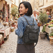 Marbled Faux Multi-Pocket Backpack Backpacks product image 14