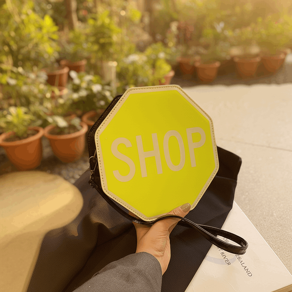 SHOP TALK Stop Sign Crossbody Novelty Bag product image 15