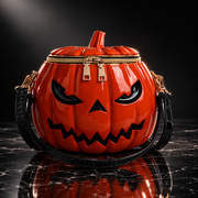 Orange pumpkin crossbody, Luna style