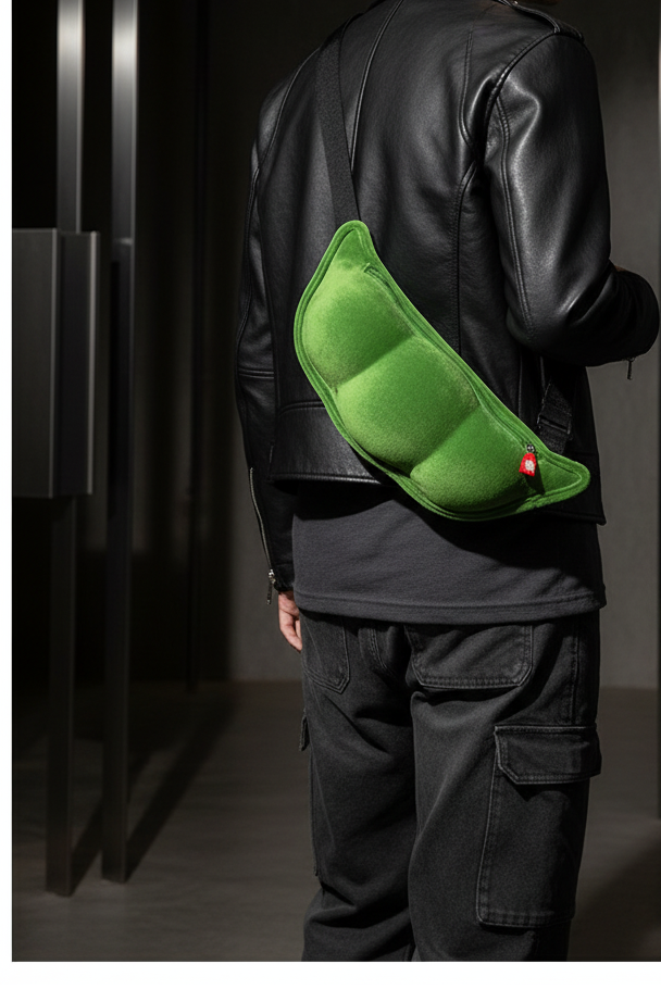 Pea Bag black streetwear lifestyle
