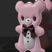 Pink Bear close-up