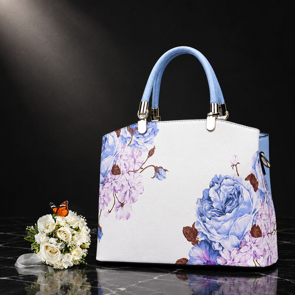 Printed floral bag Luna shot 10